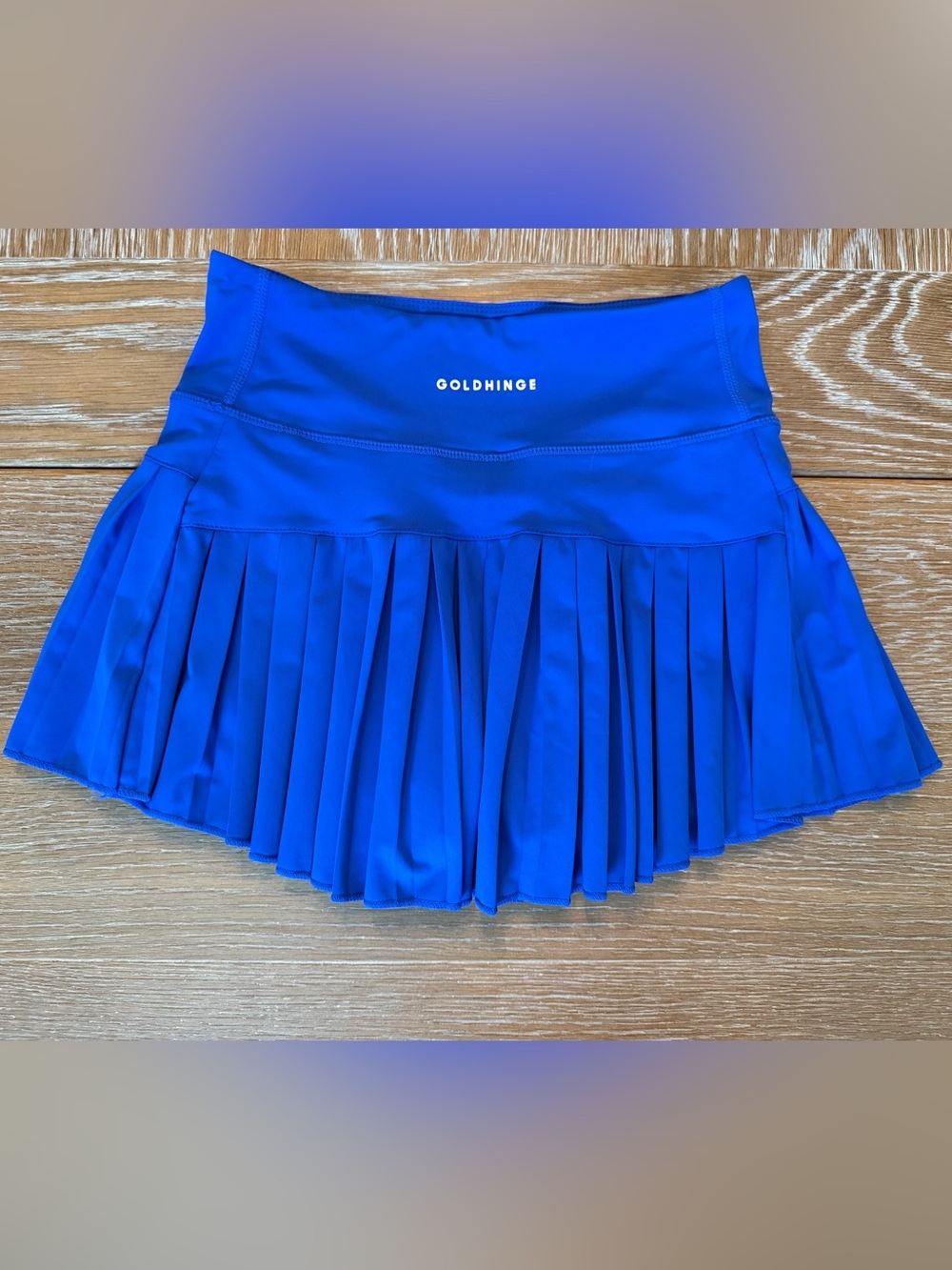EUC Royal Blue Goldhinge Skirt, Small